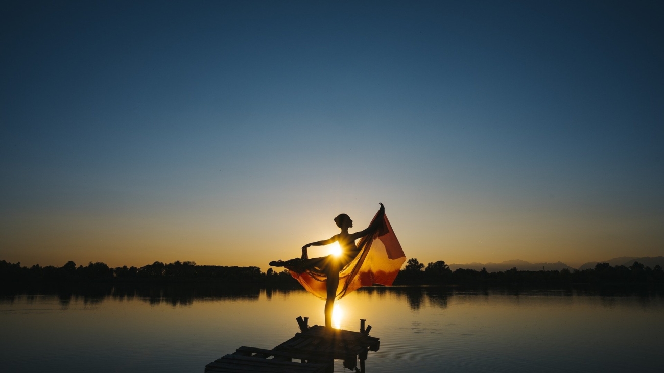 ballerina sul lago